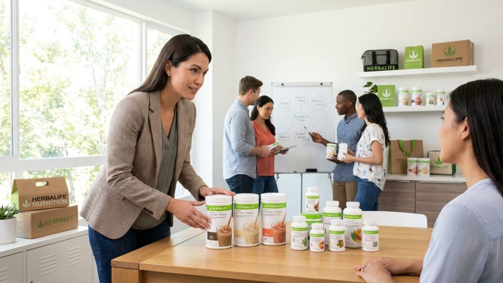 ¿Qué es el negocio Herbalife y cómo se estructura su modelo?