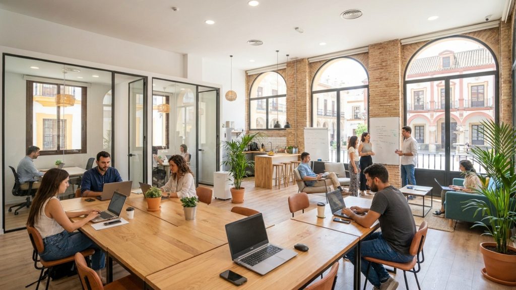 ¿Qué es el coworking en Sevilla y qué ofrece a los profesionales?
