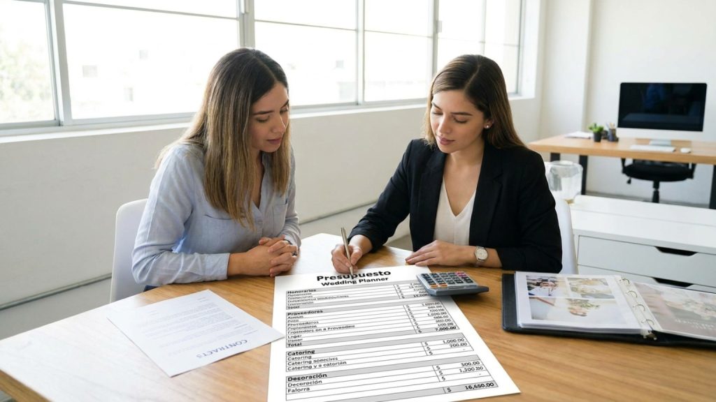 ¿Qué es un presupuesto wedding planner y cómo se estructura?