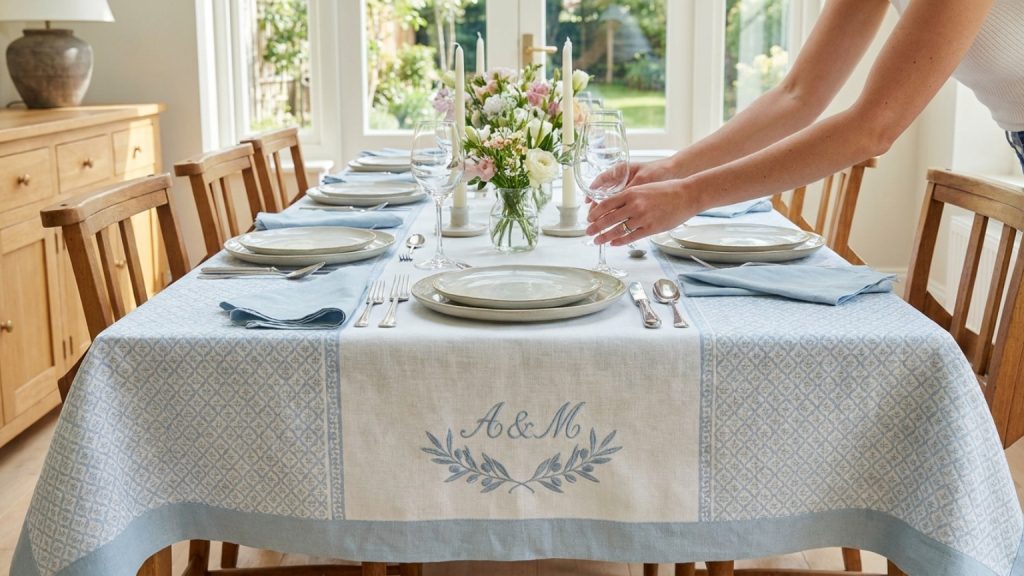 ¿Qué es el lino de mesa personalizado y por qué es una elección especial?
