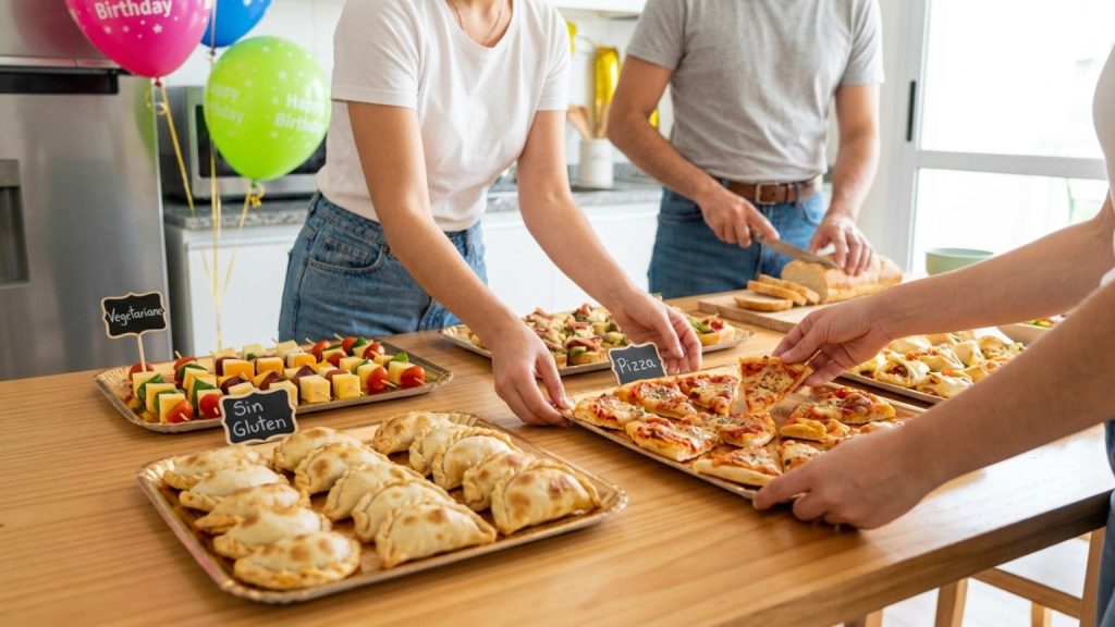 ¿Qué considerar al preparar bandejas saladas para cumpleaños?