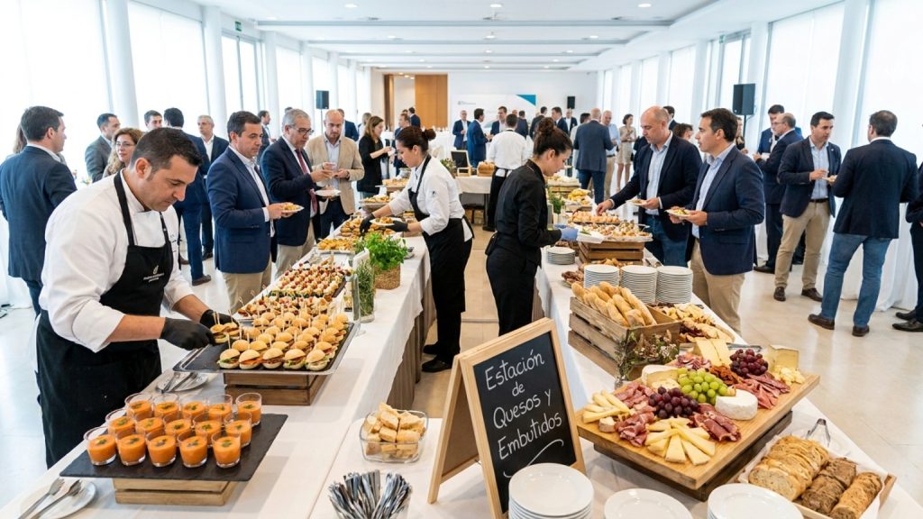 ¿Qué es el catering salado y cómo funciona en un evento?