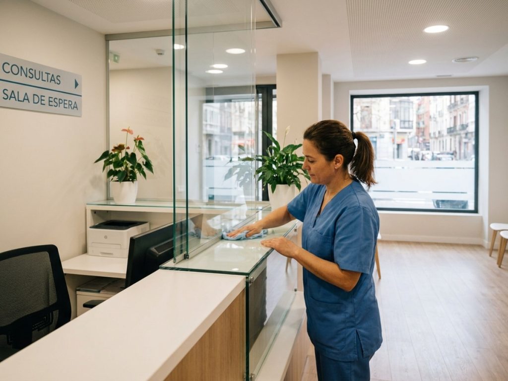 Limpieza profesional para clínicas y oficinas