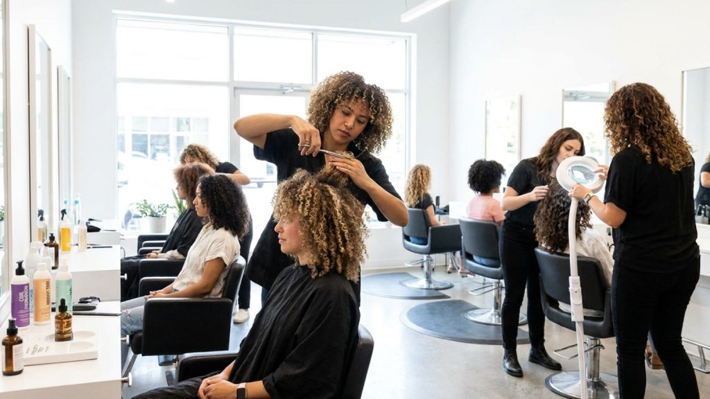 ¿Qué ofrece una peluquería especializada para el pelo rizado?