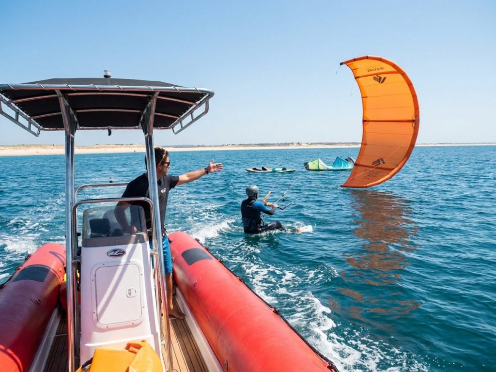 Master Kitesurf: Lessons with Boat Support