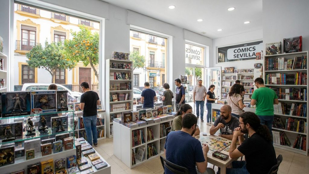 ¿Qué buscar en una tienda de cómics en Sevilla?