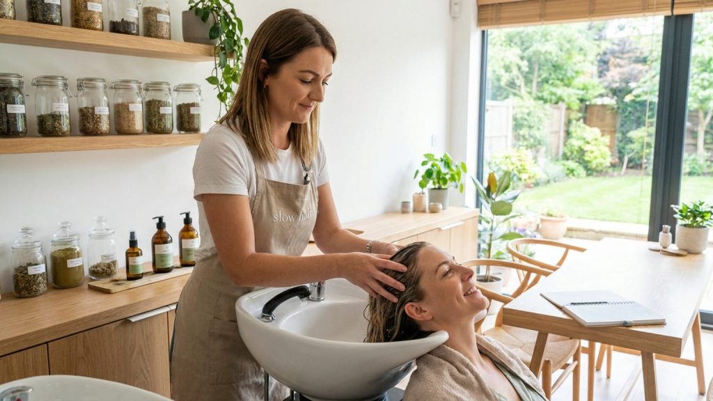 ¿Qué es la peluquería slow hair y cómo cuida el cabello?