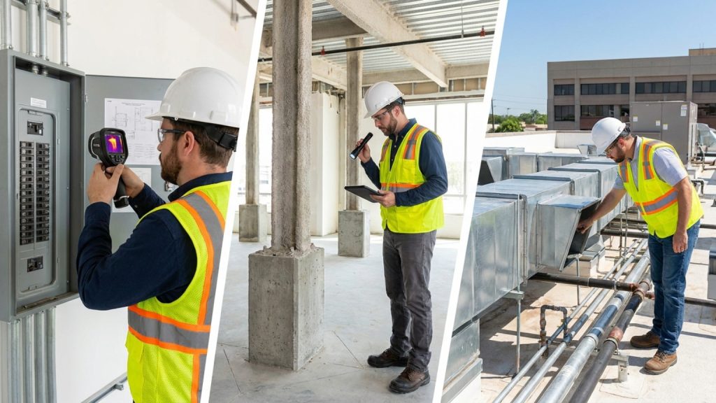 What does the technical validation of properties involve?