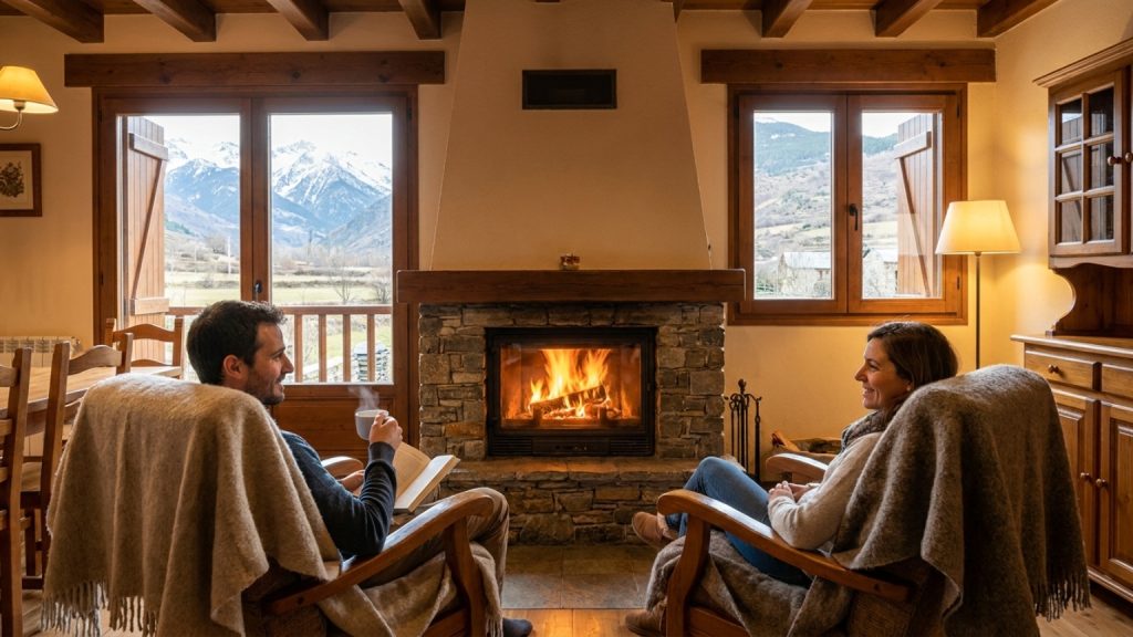 ¿Qué son los apartamentos con chimenea en la Vall de Boí y por qué son tan buscados?
