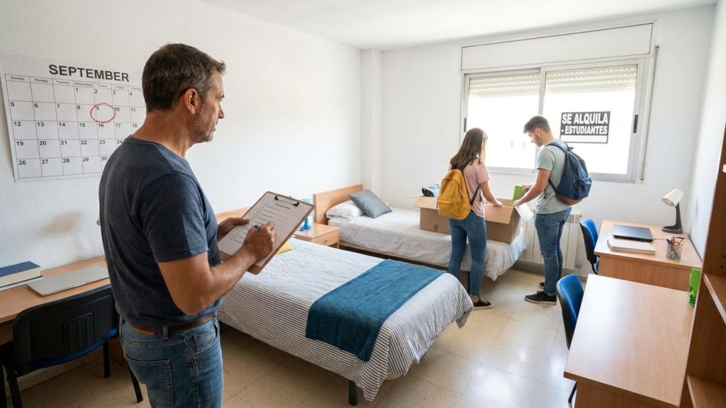 What defines the management of student flats for owners?