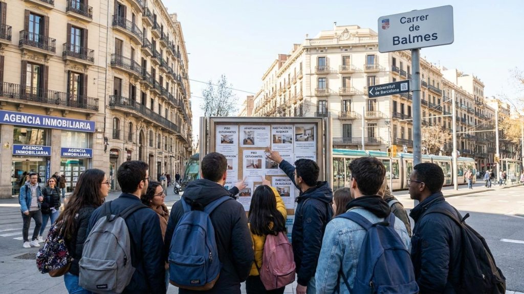 What are the key considerations for student rentals in Barcelona?