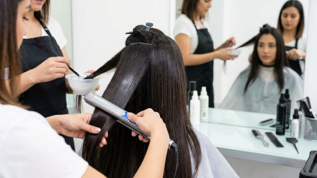 What is ionic straightening for hair?