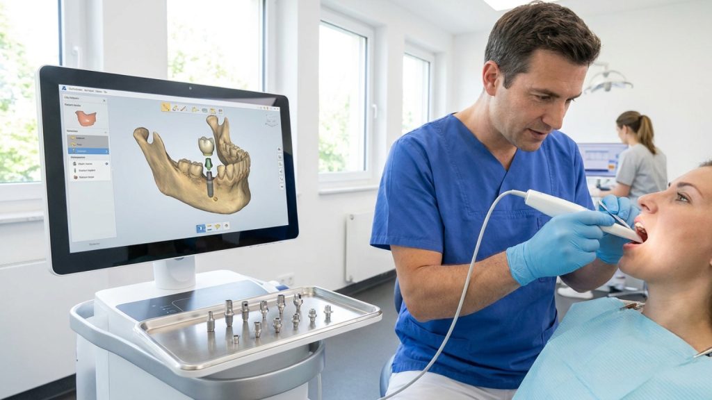 ¿Qué son los componentes digitales para implantes y cuál es su función?