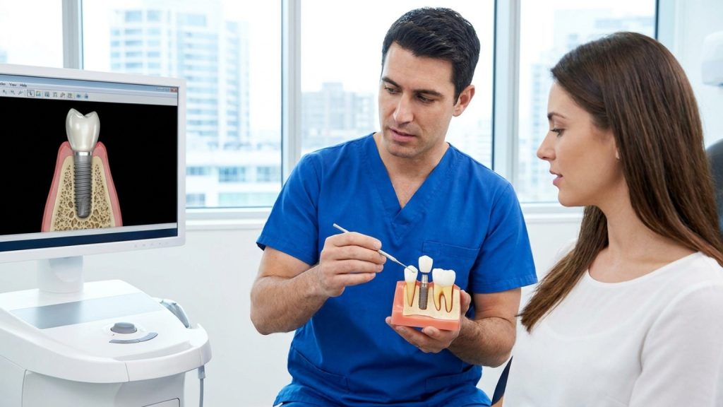 ¿Qué son los implantes dentales y cómo funcionan en la boca?