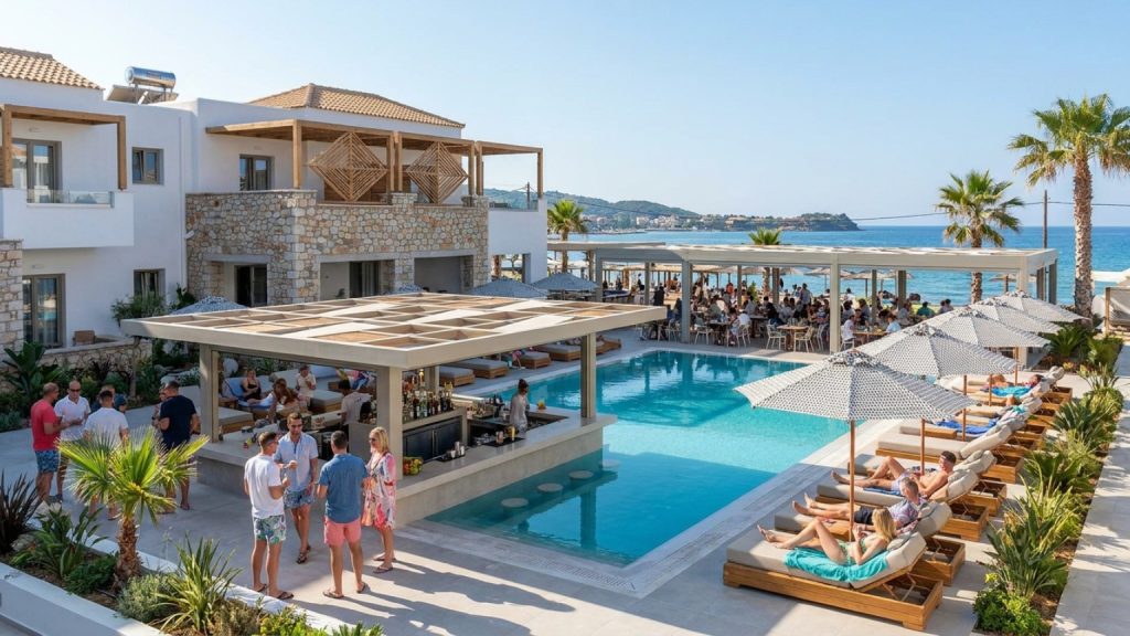 What defines a lifestyle hotel in Kavos?