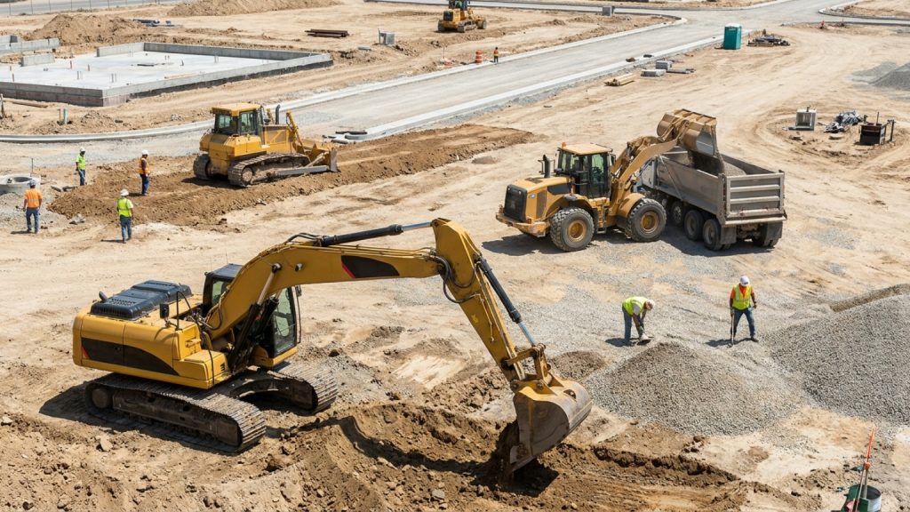 ¿Qué es la maquinaria de construcción y cómo se clasifica?