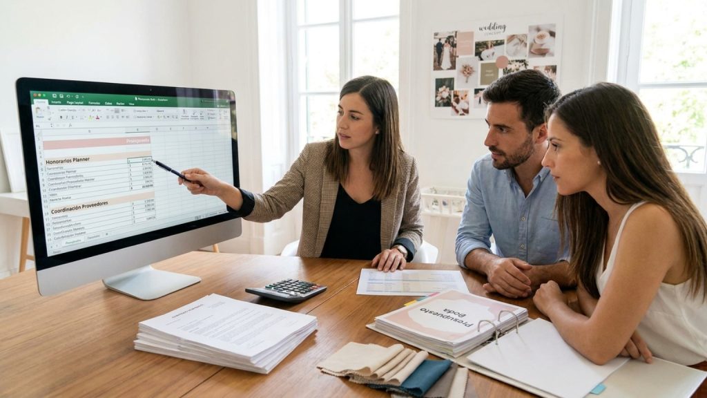 ¿Qué es el presupuesto de un wedding planner y cómo se define?