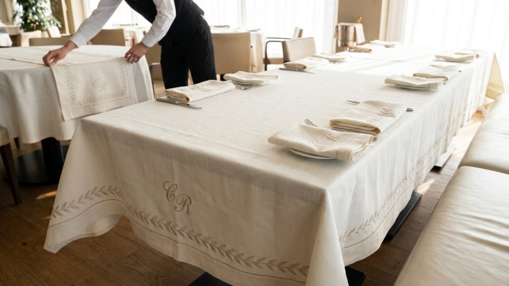 ¿Qué es el lino de mesa personalizado y por qué es una elección especial?