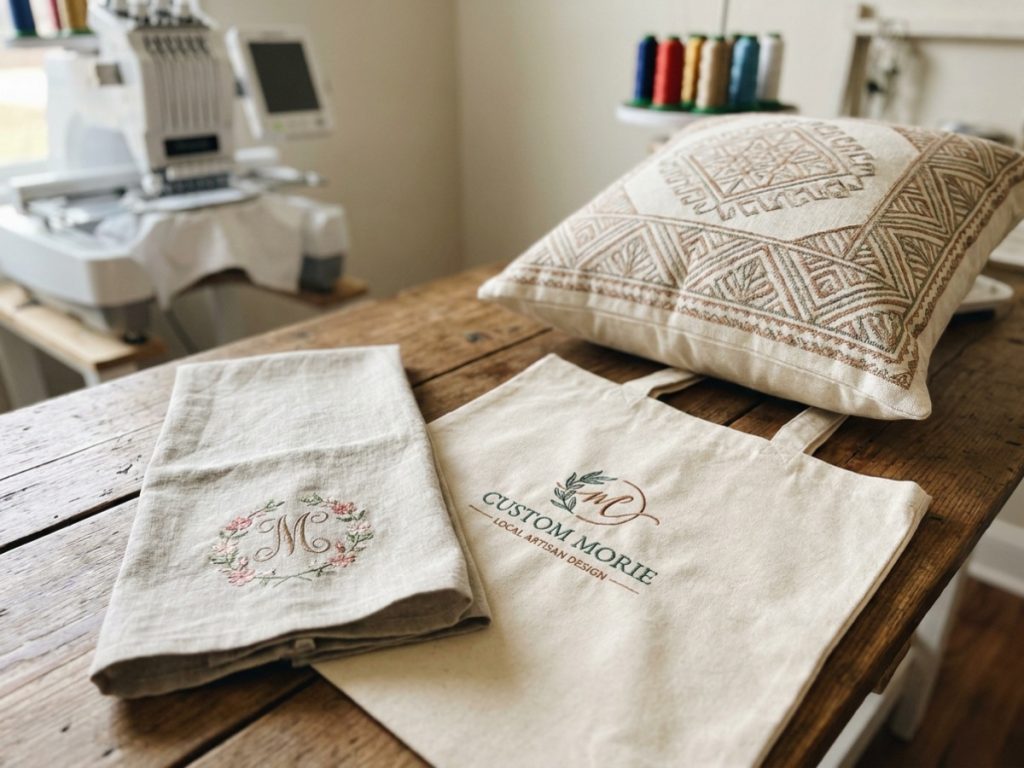 Descubre nuestros productos textiles bordados únicos