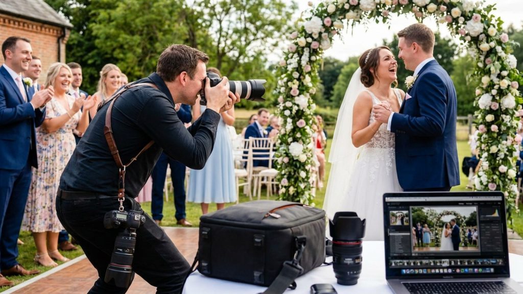¿Cuál es el papel de un fotógrafo de bodas en una celebración?