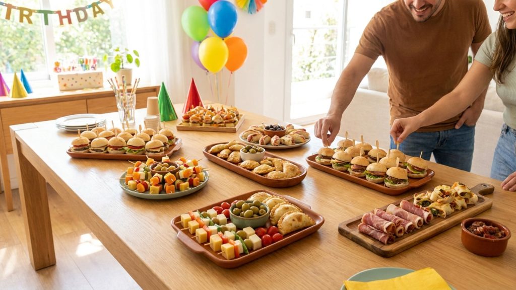 ¿Cómo planificar las mejores bandejas saladas para cumpleaños?