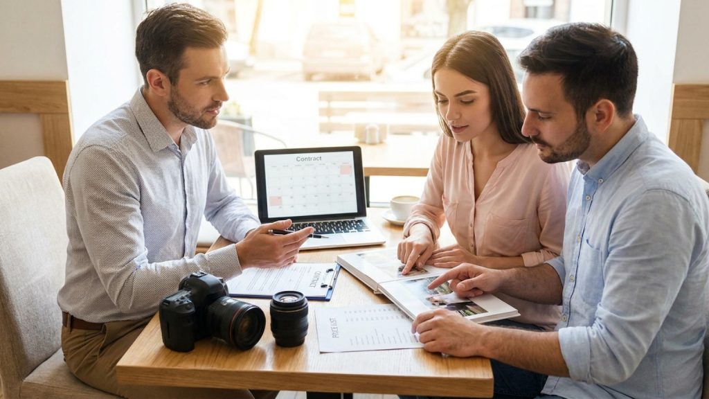 ¿Qué determina el precio de un fotógrafo de bodas?