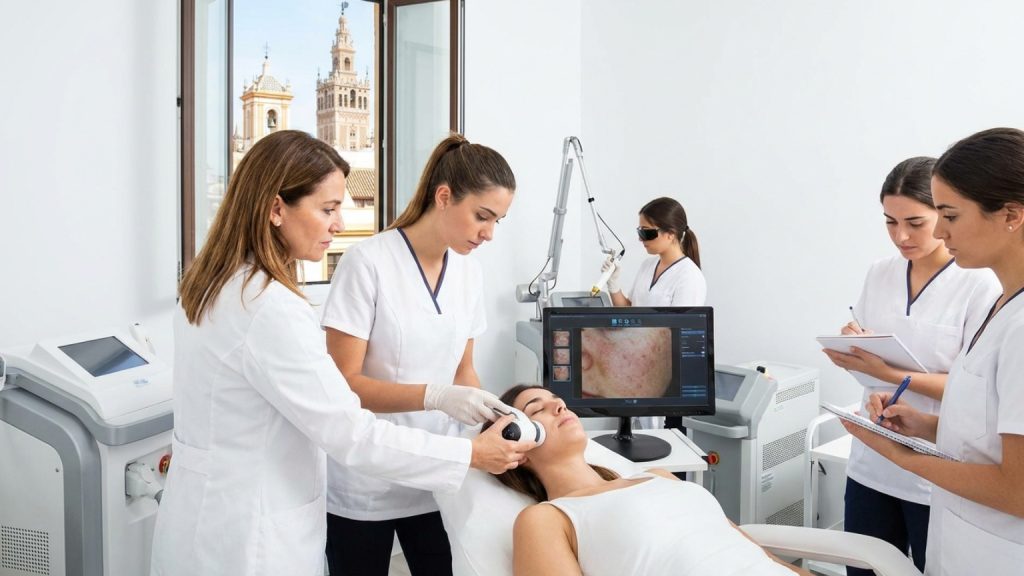 ¿Qué es la formación en estética avanzada en Sevilla?