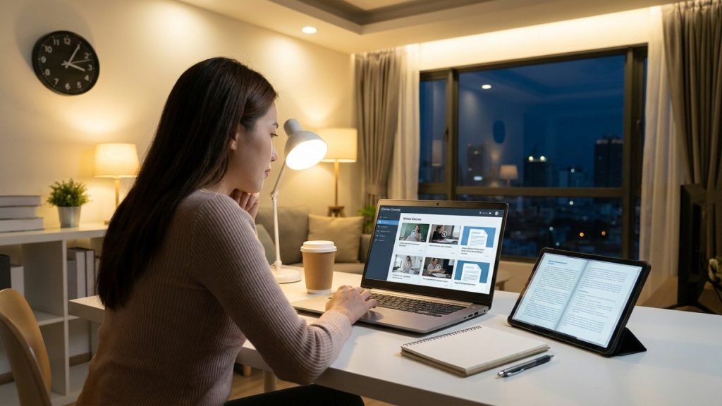 ¿Qué es un aula virtual 24 horas y cómo facilita el estudio?