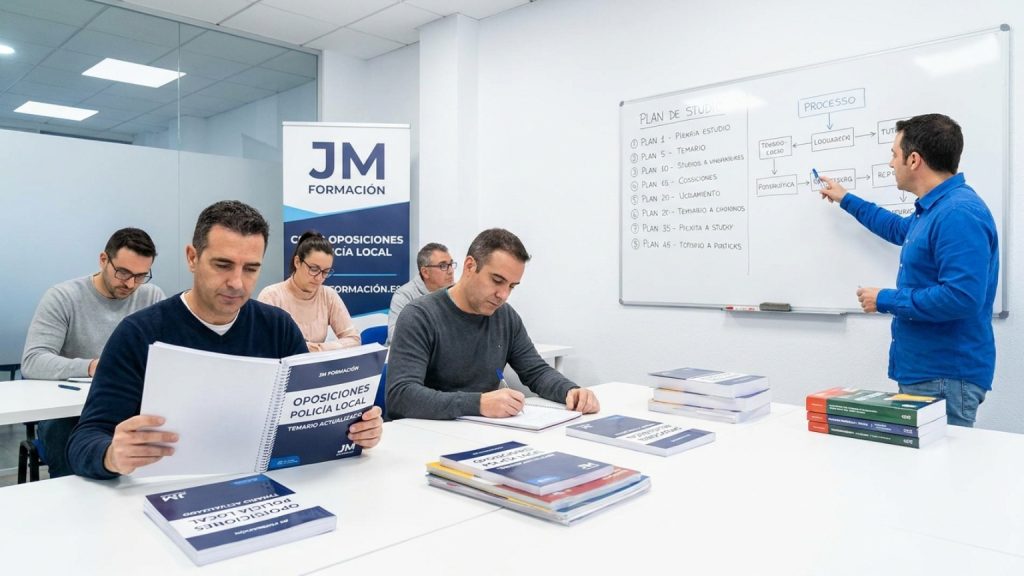 ¿Qué es JM Formación y cómo apoya la preparación de oposiciones?
