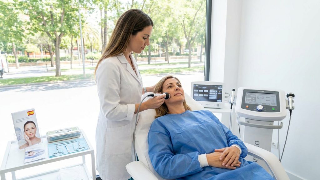 ¿Qué es el lifting facial sin cirugía en Sevilla?