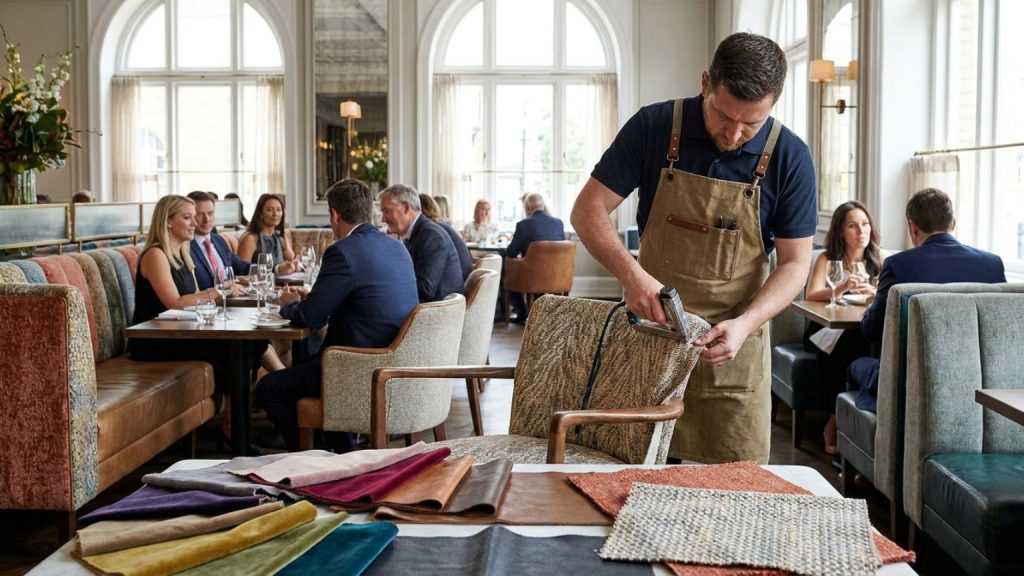 ¿Qué es la tapicería para restaurantes y cómo influye en el ambiente?