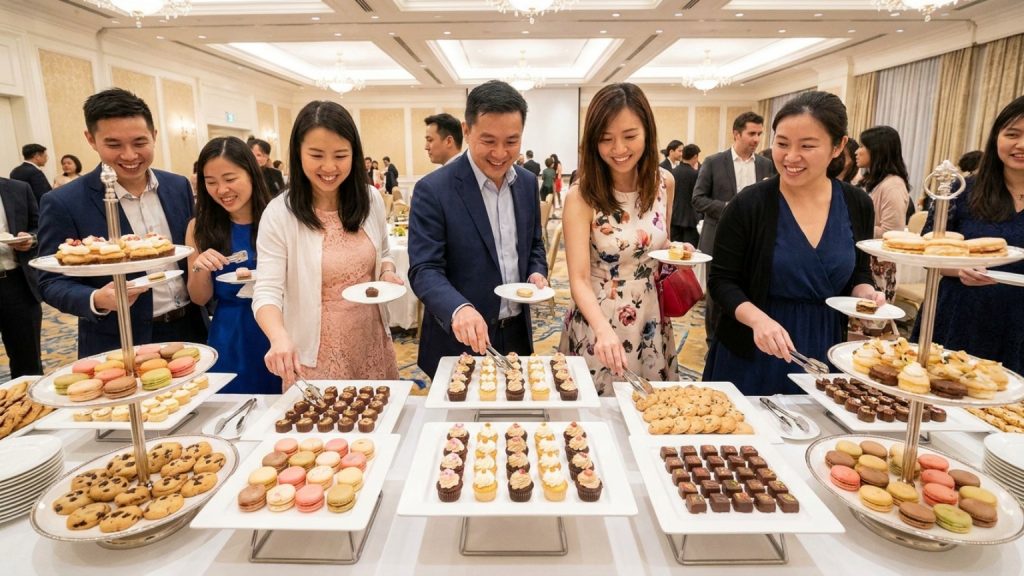 ¿Qué son las bandejas dulces para eventos?