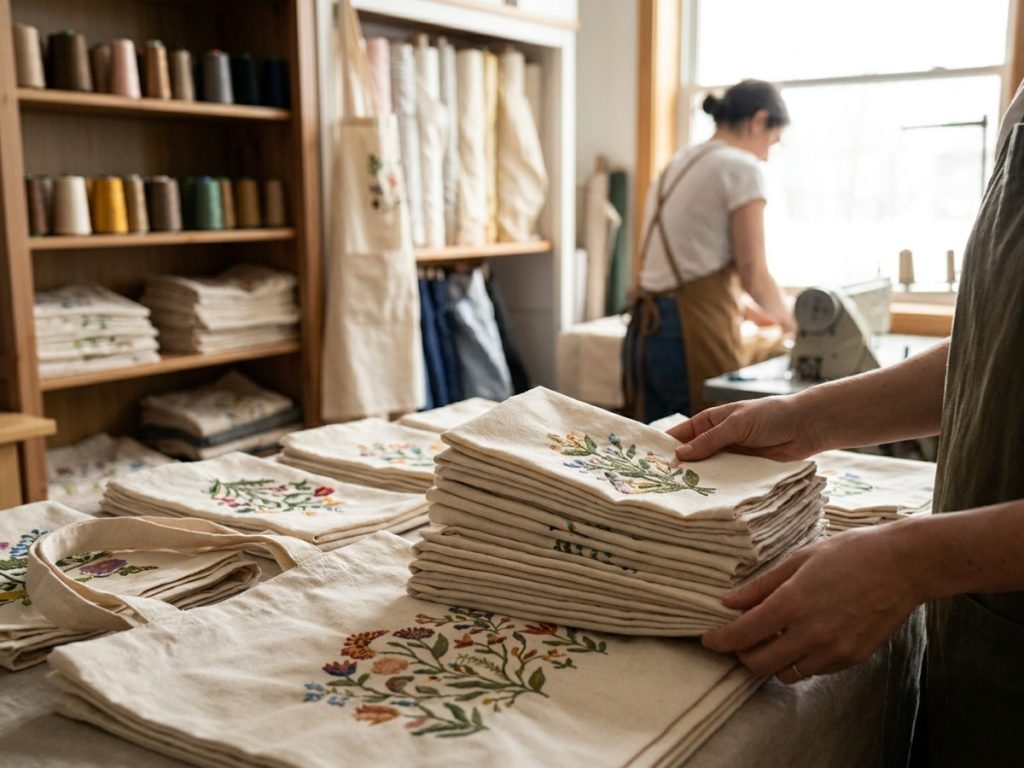Descubre nuestros productos textiles bordados únicos