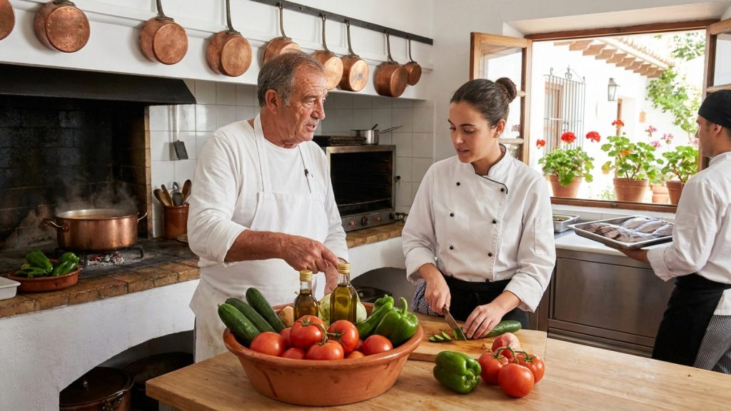 ¿Qué es la auténtica cocina de un restaurante en Andalucía?