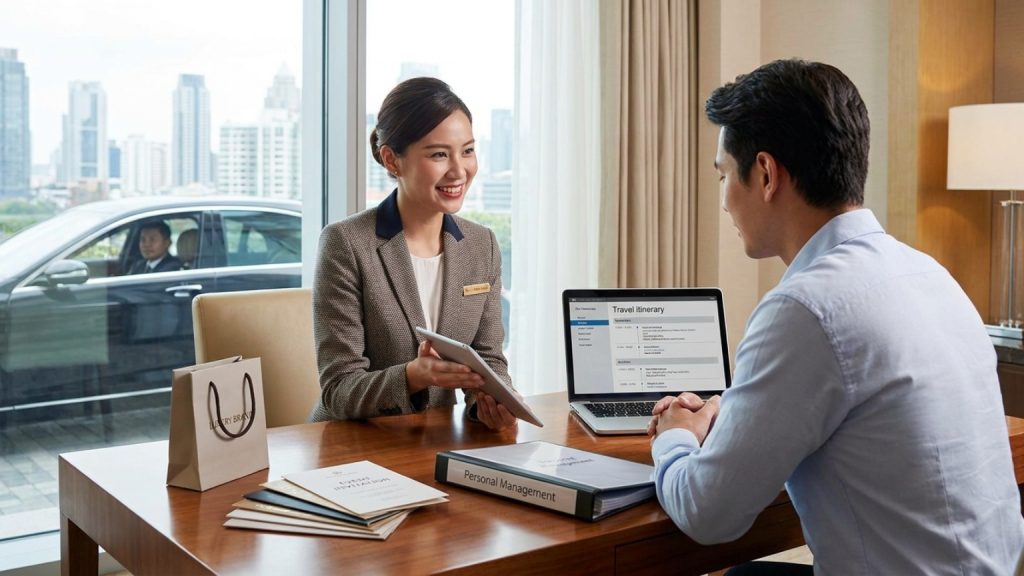 What are concierge services and how do they support personal management?