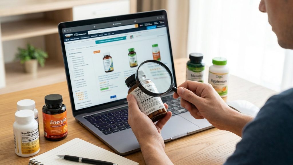 ¿Qué se debe considerar al comprar suplementos online?