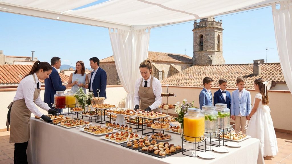 ¿Qué es un servicio de catering para comuniones en Rubí?