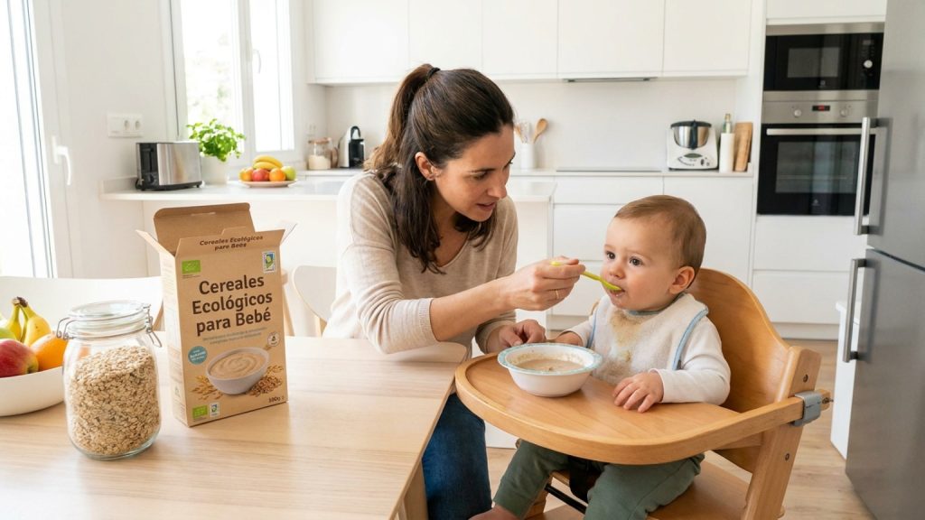 ¿Qué son los cereales ecológicos para bebé y por qué se consideran una buena opción?