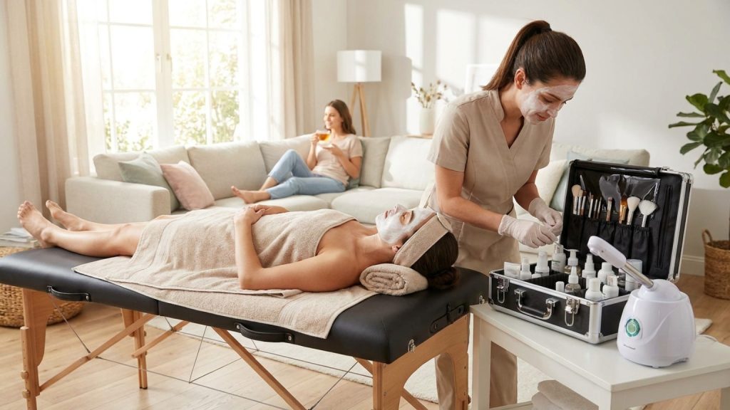 ¿Qué es un spa facial a domicilio y cómo funciona este servicio?