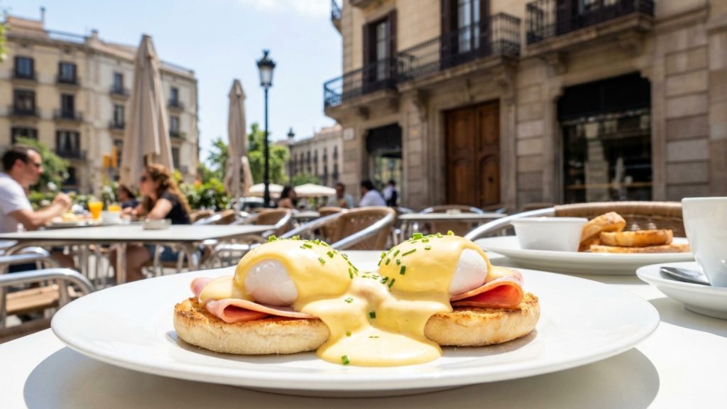 ¿Qué son los huevos benedict y cómo se disfrutan en Barcelona?